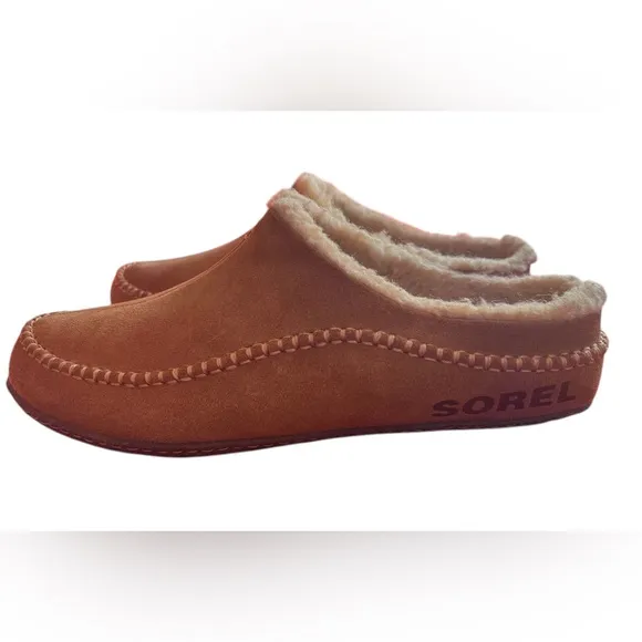 SOREL FALCON RIDGEM II MEN'S BROWN SUEDE SLIPPERS