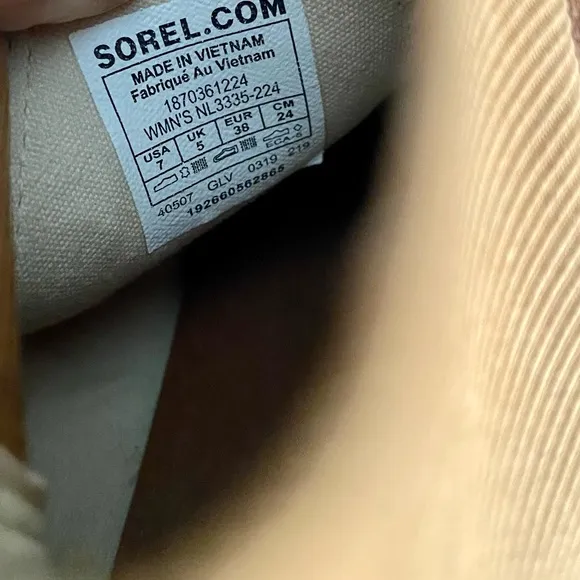 Sorel Harlow Suede Leather Chelsea Bootie Women’s 7 Boots Tan Brown