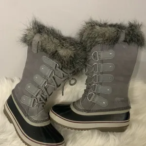 Sorel Joan of Arctic Grey Waterproof Boots