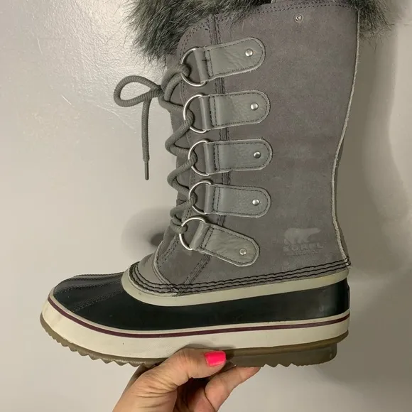 Sorel Joan of Arctic Grey Waterproof Boots