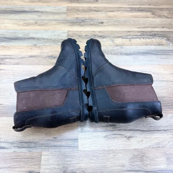 Sorel Joan of Arctic ii Brown Lug Soled Boots Womens 11 Red-Brown Hidden Wedge