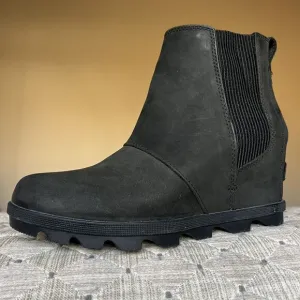 Sorel Joan Of Arctic II Hidden Wedge Heel Black Boot Women 8.5 Waterproof