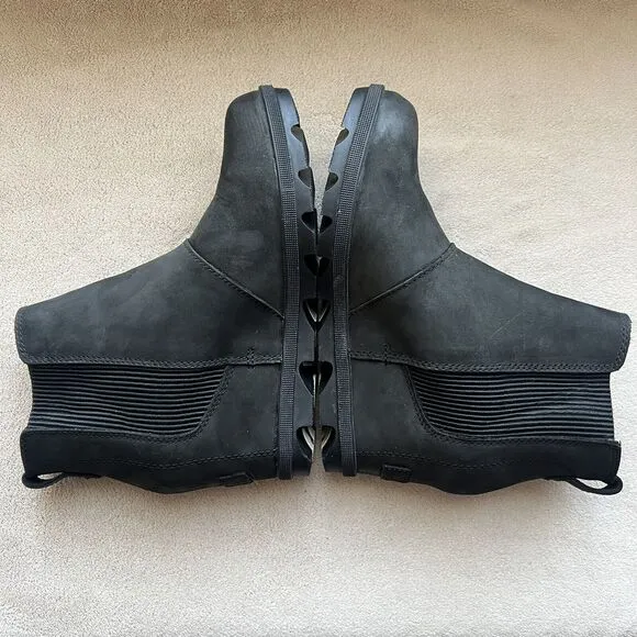 Sorel Joan Of Arctic II Hidden Wedge Heel Black Boot Women 8.5 Waterproof