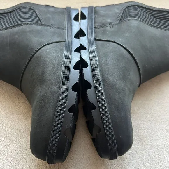Sorel Joan Of Arctic II Hidden Wedge Heel Black Boot Women 8.5 Waterproof