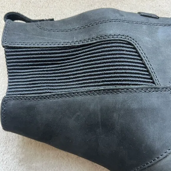 Sorel Joan Of Arctic II Hidden Wedge Heel Black Boot Women 8.5 Waterproof