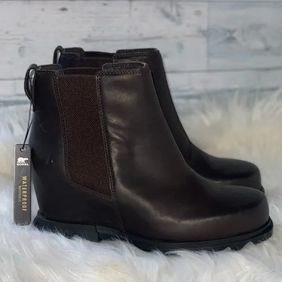 Sorel Joan of Arctic III Waterproof Wedge Chelsea Boots