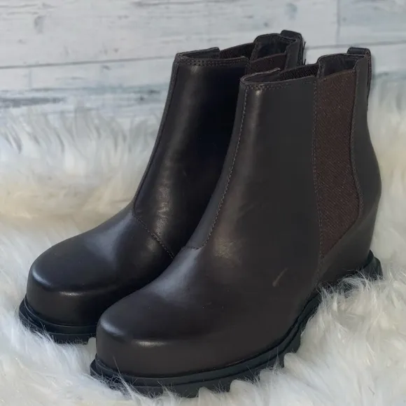 Sorel Joan of Arctic III Waterproof Wedge Chelsea Boots