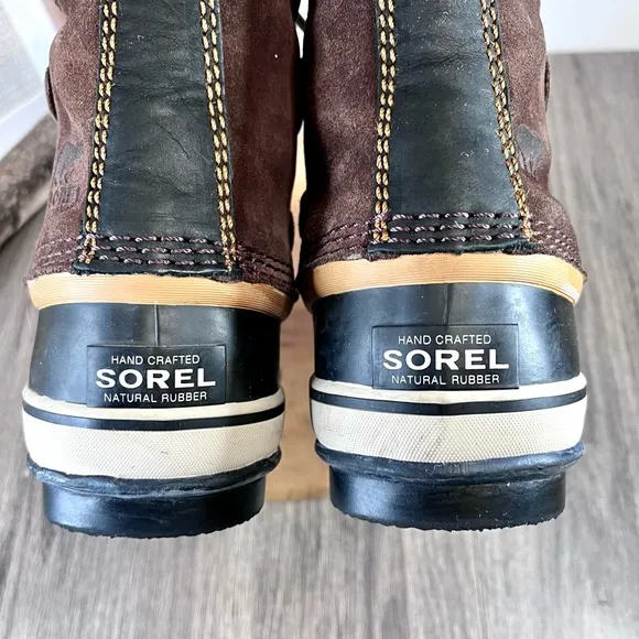 *Sorel | Joan Of Arctic NL1540-256 Sudan Brown Suede Waterproof Boots Size 7