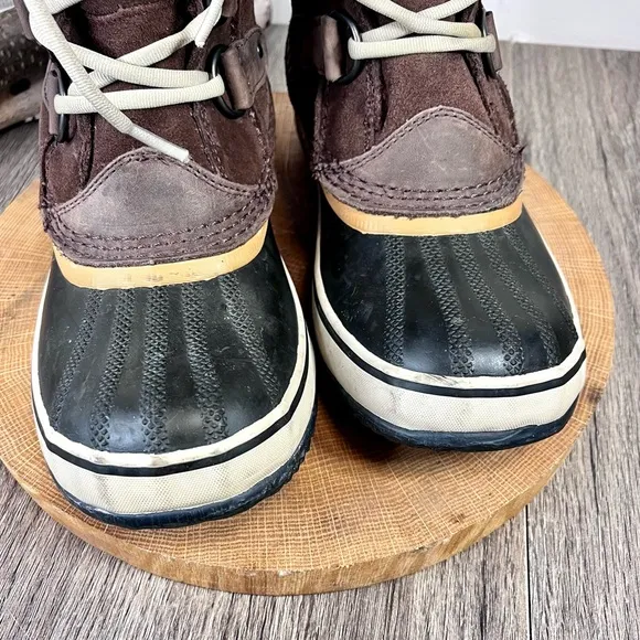 *Sorel | Joan Of Arctic NL1540-256 Sudan Brown Suede Waterproof Boots Size 7