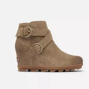 Sorel Joan Of Arctic‎ Wedge II Buckle Bootie Beige Size 8