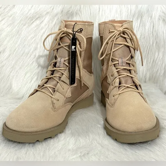 SOREL Ladies Caribou Boots Waterproof Tan Size 8 NEW