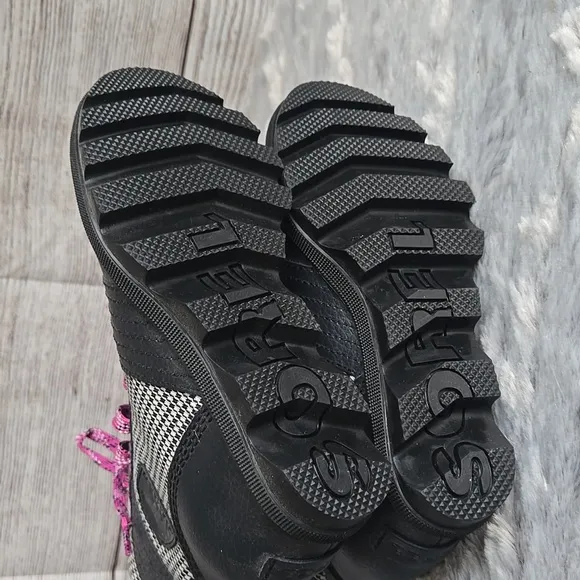 Sorel Lexie Wedgie Black/White Waterproof Boots, Little Girls Size 1, NWT