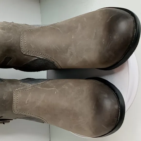 Sorel -Lolla II-Leather Waterproof Knee High Boots - Quarry Grey - size 7. NWOT