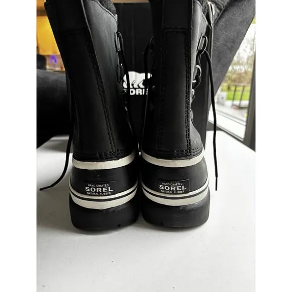 SOREL - Men's Caribou Waterproof Boot for Winter Black Size US 8 / UK 7 NEW