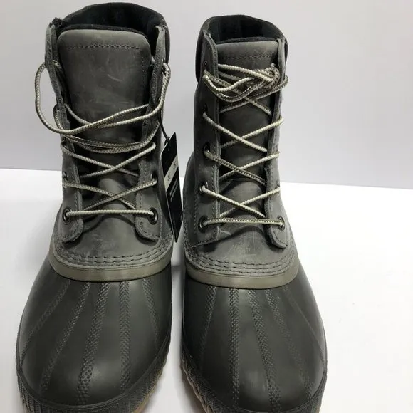Sorel Men's Cheyenne II, Waterproof Gray Winter Boots, Size 10M