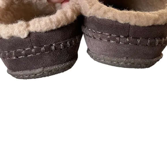 SOREL Men’s Falcon Ridge II Brown Suede Shearling Slippers Brown 11