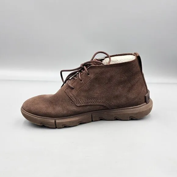 Sorel Men's Size 9 US VGC Explorer Next Drift Brown Waterproof Suede Boots