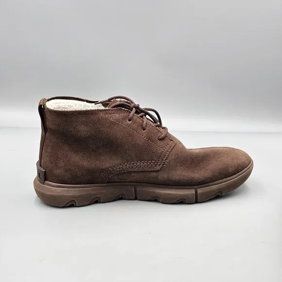 Sorel Men's Size 9 US VGC Explorer Next Drift Brown Waterproof Suede Boots