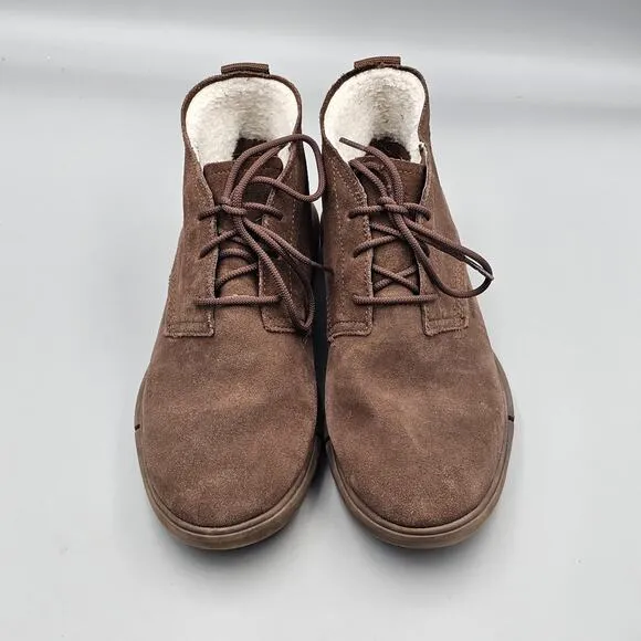 Sorel Men's Size 9 US VGC Explorer Next Drift Brown Waterproof Suede Boots