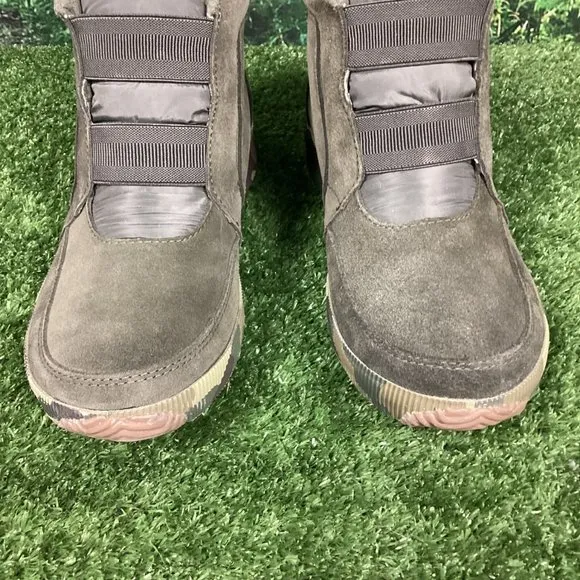 Sorel Out N About Plus Mid Boots Suede Camo 10