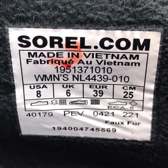 Sorel Out N About Puffy Zip Winter Boots 8