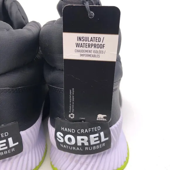 Sorel Out N About Puffy Zip Winter Boots 8
