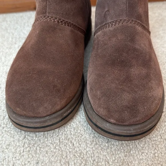 Sorel Rylee Brown Buckle Snow Boots Waterproof Womens Size 7