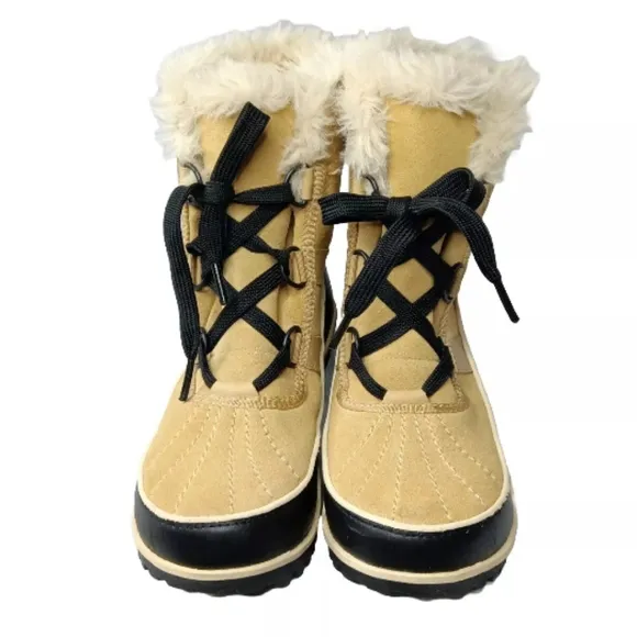 Sorel  Tivoli II Curry Tan Winter Boots Waterproof Women's Size 6