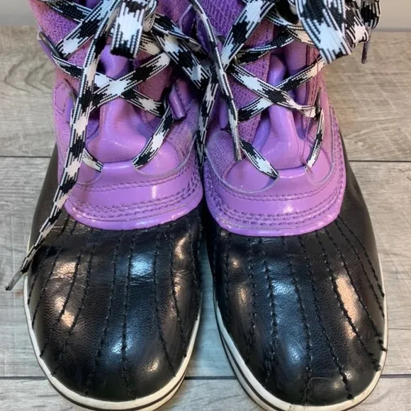 Sorel Tivoli Mid Purple Big Girls Boots 7