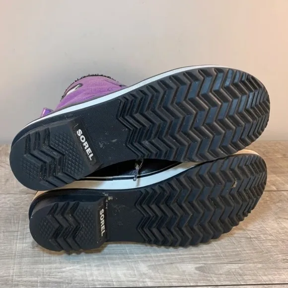 Sorel Tivoli Mid Purple Big Girls Boots 7