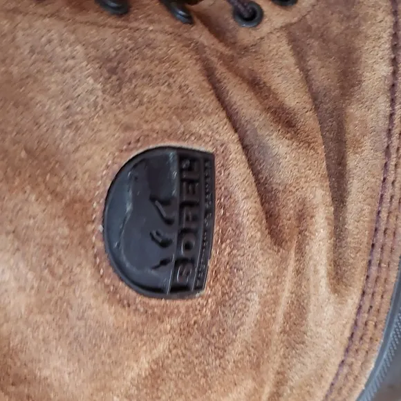 Sorel Winter Boots Men's Wool Lined Brown Leather Crusader, Size 10