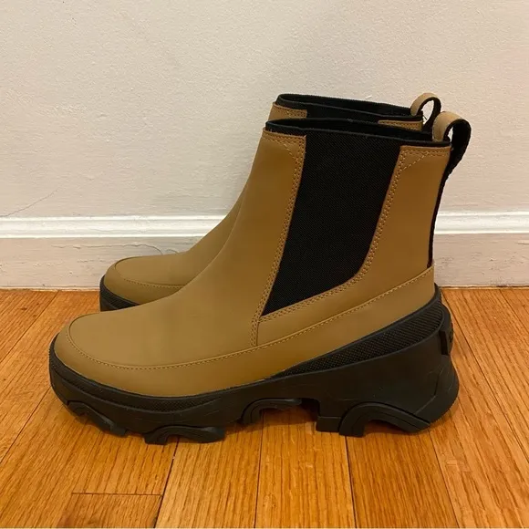 SOREL |  Women's Brex Waterproof Chelsea Boots In Tawny Tan Size 9.5 NWOB