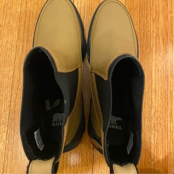 SOREL |  Women's Brex Waterproof Chelsea Boots In Tawny Tan Size 9.5 NWOB