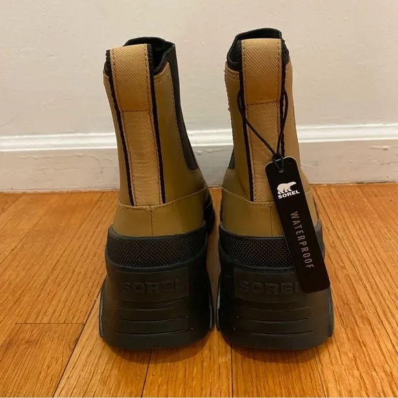 SOREL |  Women's Brex Waterproof Chelsea Boots In Tawny Tan Size 9.5 NWOB