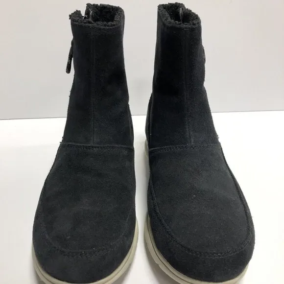 Sorel Women's Explorer Zip, Black Waterproof Boots, Size 8M