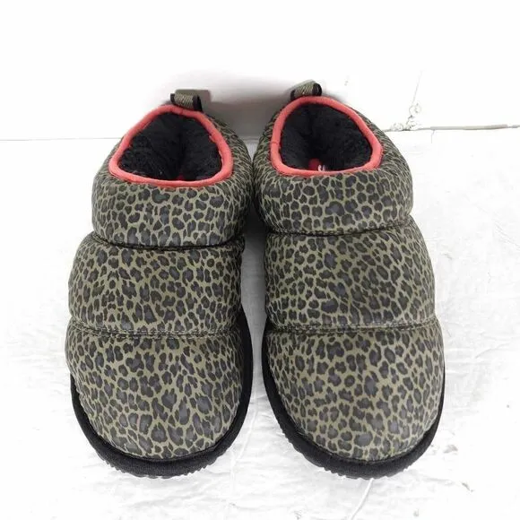 Sorel Women’s Go Bodega Run US8 Animal Print Lined Indoor/Outdoor Slippers