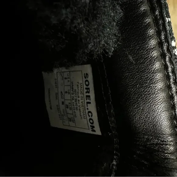 SOREL | Women’s Lennox™ Lace Cozy Boots Moto Micro-fleece Leather Shearling | 8