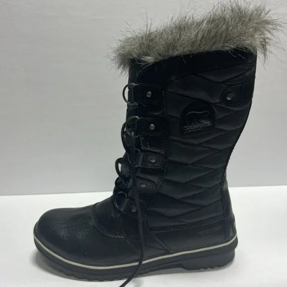 Sorel Women’s Tofino II, Black Waterproof Winter Boots, Size 9.5 M