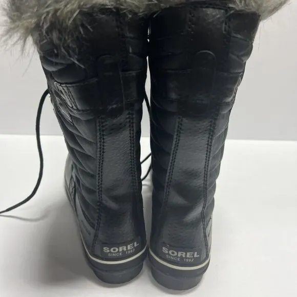 Sorel Women’s Tofino II, Black Waterproof Winter Boots, Size 9.5 M