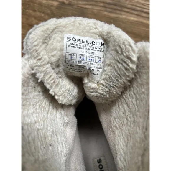 Sorel Womens Trivoli Herringbone Insulated Waterproof Boot Nature OutdoorBohosz9