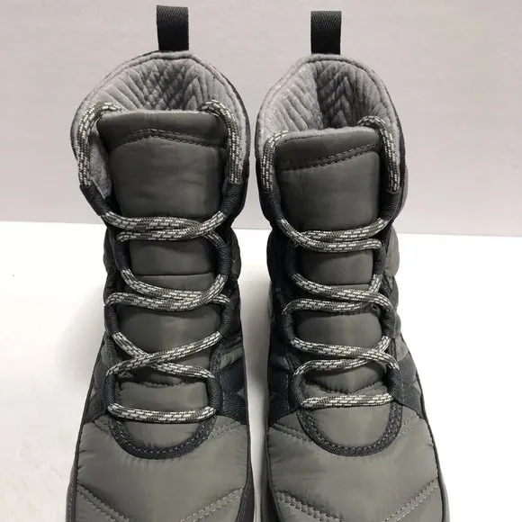 Sorel Women’s Whitney II Short Lace, Gray Waterproof Winter Boots, Size 7.5M