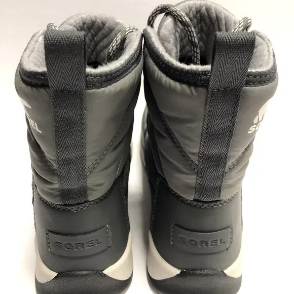 Sorel Women’s Whitney II Short Lace, Gray Waterproof Winter Boots, Size 7.5M