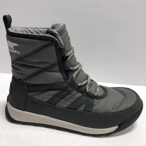 Sorel Women’s Whitney II Short Lace, Gray Waterproof Winter Boots, Size 7.5M
