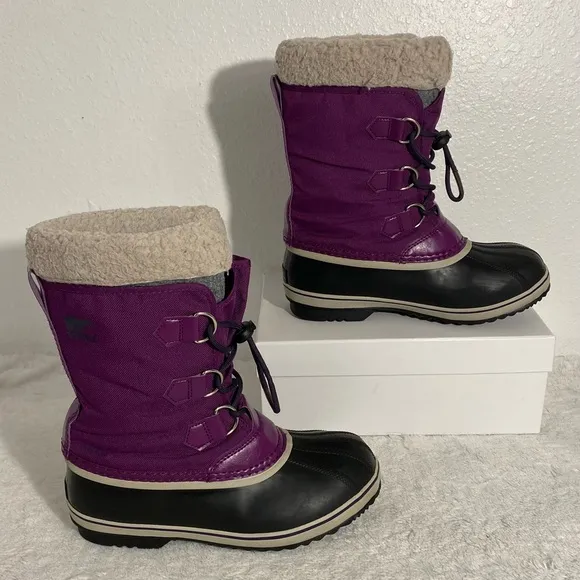 Sorel Yoot Pac Nylon Waterproof Boots Big Kids Size 5/Women’s Size 6