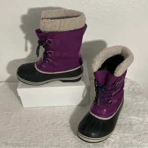 Sorel Yoot Pac Nylon Waterproof Boots Big Kids Size 5/Women’s Size 6