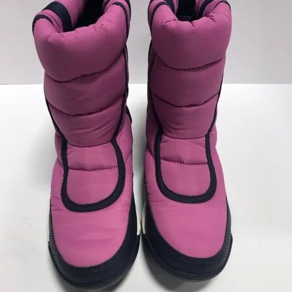 Sorel Youth Whitney II Puffy Mid Boots Pink, Girls’ Size 4 M