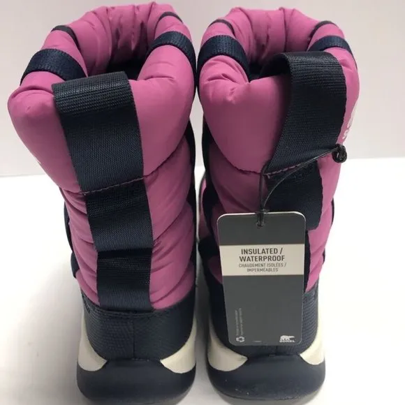 Sorel Youth Whitney II Puffy Mid Boots Pink, Girls’ Size 4 M