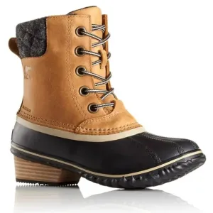 Sorel Slimpack II Tan Leather Rubber Lace Up Waterproof Winter Boots Size 7
