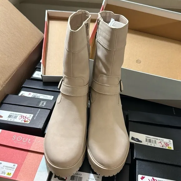 SOUL Naturalizer Mid Shaft Boots - Newport (WIDE)