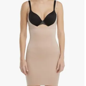 Spanx 10178R Open Bust Slip Dress in Foundation